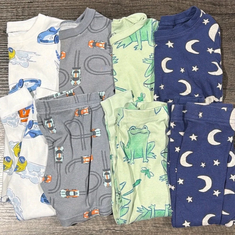 Old Navy Carters Boys 18M Multicolor Pajama Set Bundle Sleepwear GUC*